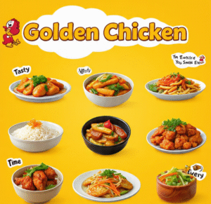 golden chicken menu