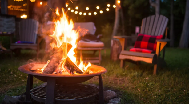 propane fire place