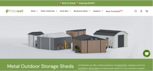Discover the Ultimate Storage Solution: Why You Need a Patiowell Metal Shed